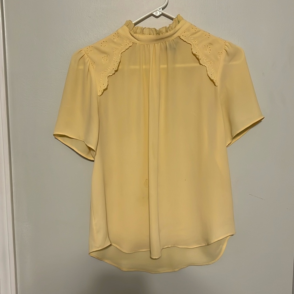 Ann Taylor Yellow Blouse